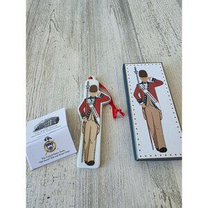 White House drum major guard porcelain ornament RARE corps historical associatio